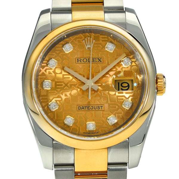 Datejust 116203 - Champagne Diamond Dial - 2004