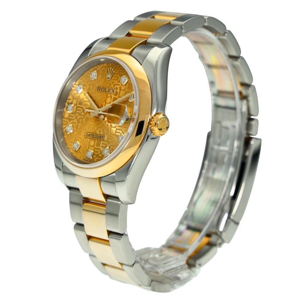 Datejust 116203 - Champagne Diamond Dial - 2004