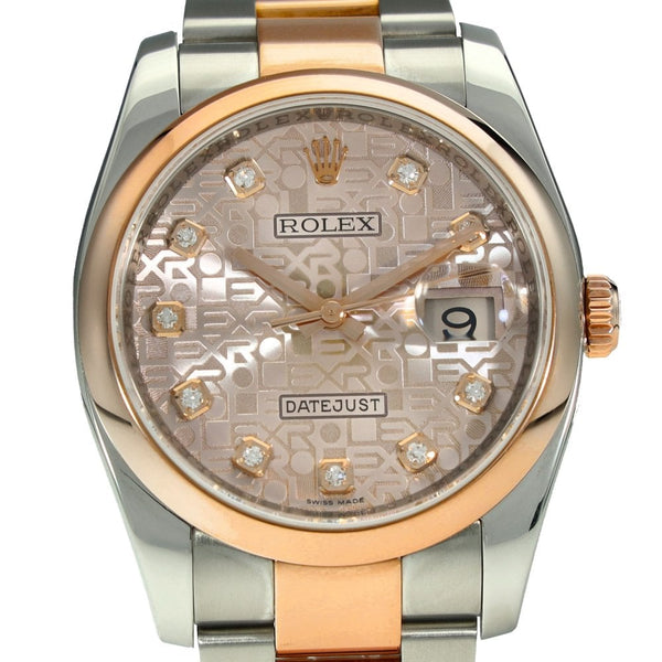 Datejust 116201 – Pink Jubilee Diamond Dial – 2015