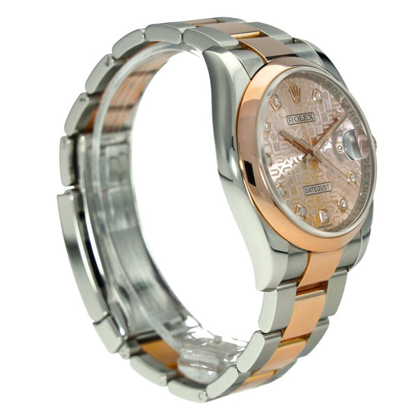 Datejust 116201 – Pink Jubilee Diamond Dial – 2015