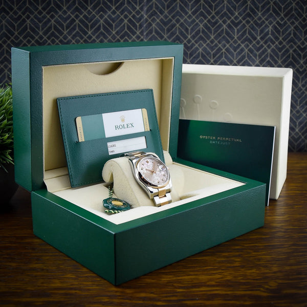 Datejust 116201 – Pink Jubilee Diamond Dial – 2015