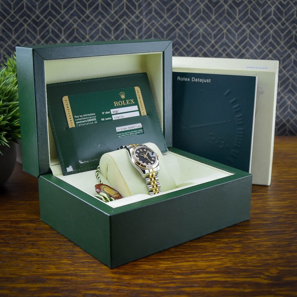 Lady-Datejust 179173 – Black Jubilee Dial – 2010