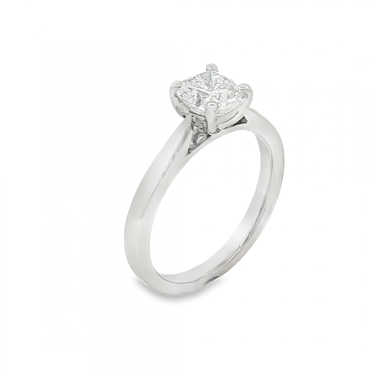 950 Platinum Diamond Engagement Ring - Size K - 1.04ct