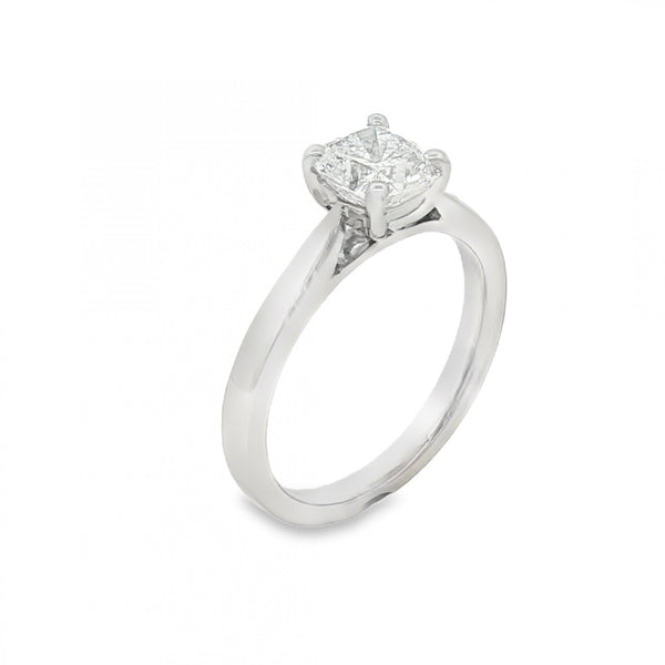 950 Platinum Diamond Engagement Ring - Size K - 1.04ct