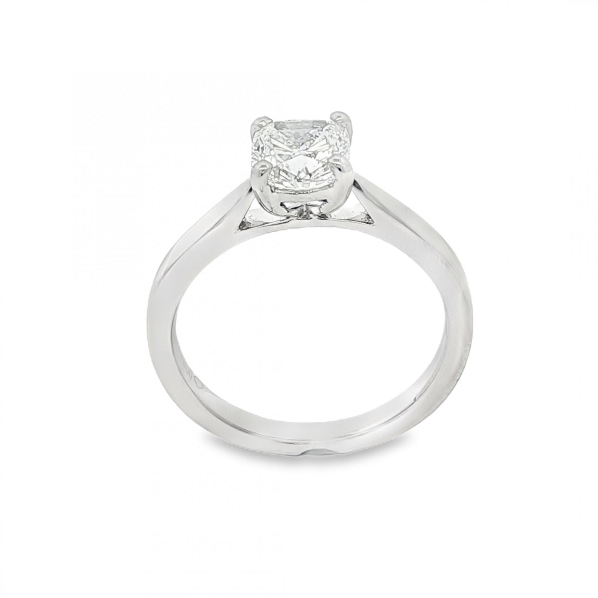 950 Platinum Diamond Engagement Ring - Size K - 1.04ct