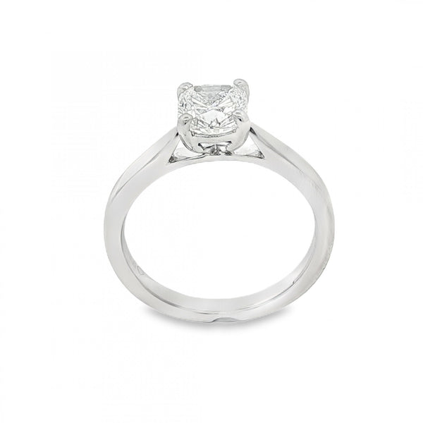 950 Platinum Diamond Engagement Ring - Size K - 1.04ct