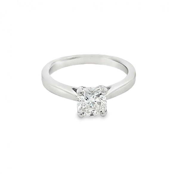 950 Platinum Diamond Engagement Ring - Size K - 1.04ct
