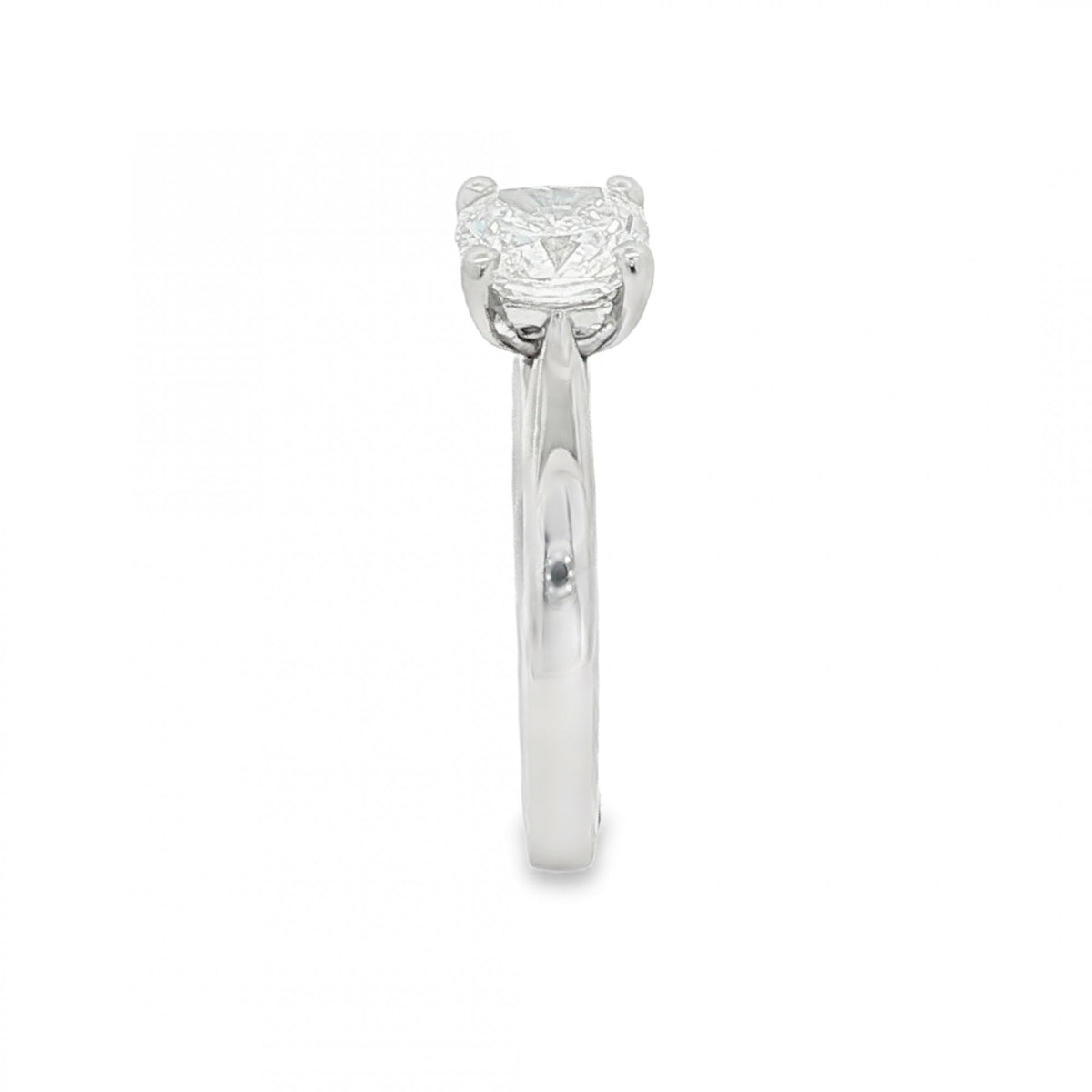 950 Platinum Diamond Engagement Ring - Size K - 1.04ct