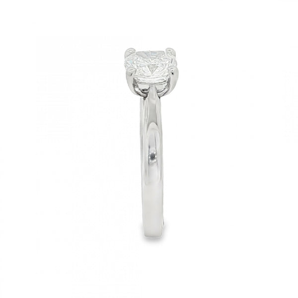 950 Platinum Diamond Engagement Ring - Size K - 1.04ct