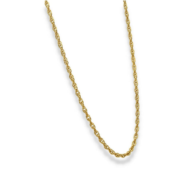 9ct Yellow Gold Prince of Wales Chain - 22" - 7.8g