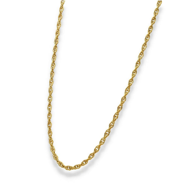9ct Yellow Gold Prince of Wales Chain - 22" - 7.8g