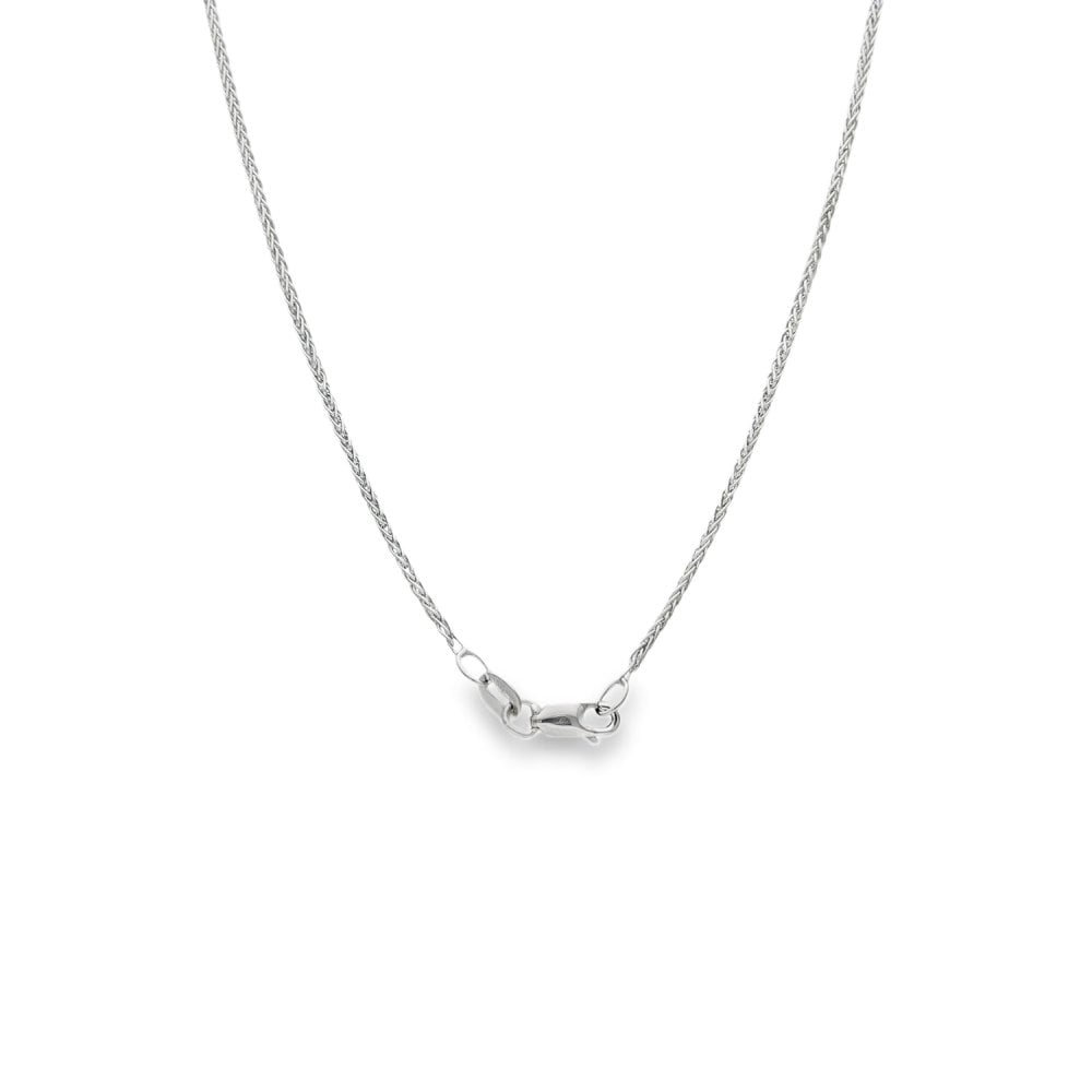 18ct Yellow & White Gold Diamond Pendant & Necklace -16" -0.47ct