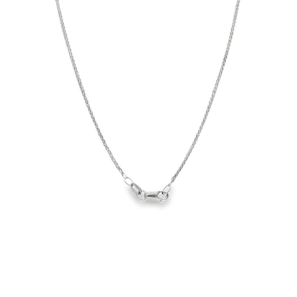 18ct Yellow & White Gold Diamond Pendant & Necklace -16" -0.47ct