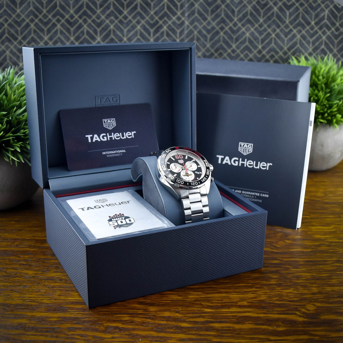Indy 500 CAZ101V – Black & White Dial – 2021