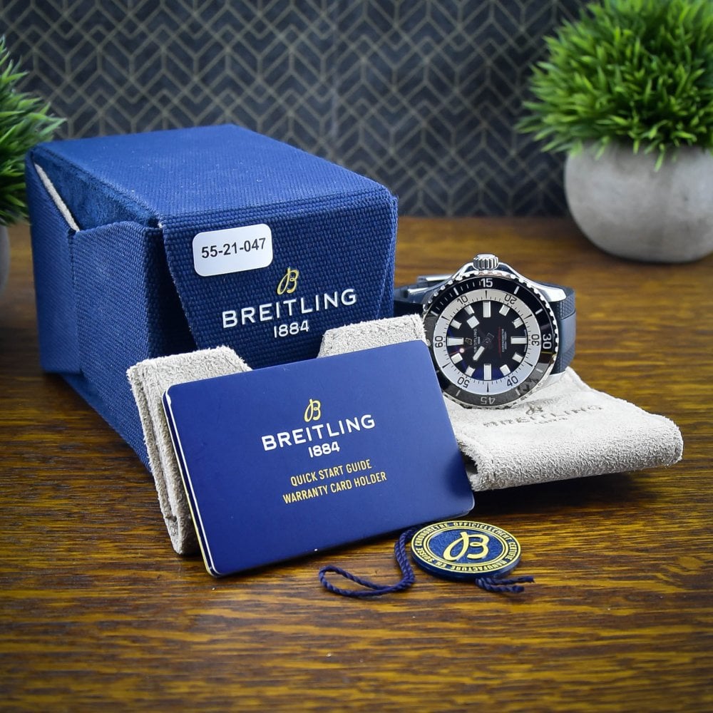 Superocean A17378 - Black Dial & Rubber Strap - 2024