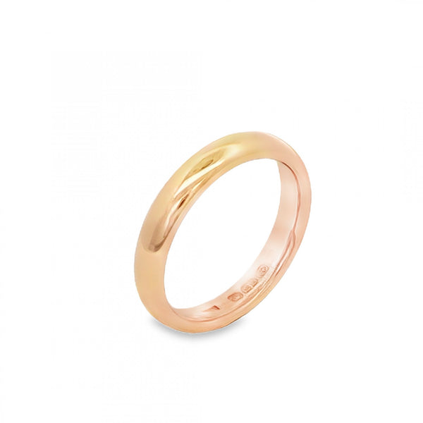 22ct Yellow Gold Wedding Band - Size K - 3.5mm
