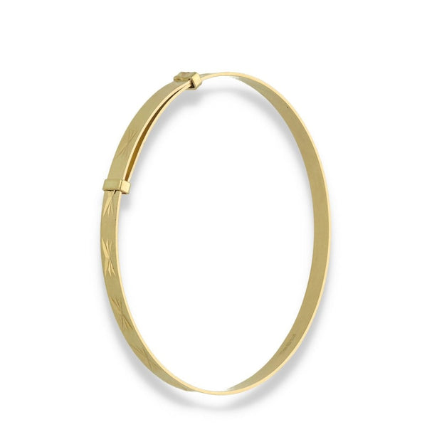 9ct Yellow Gold Baby Bangle - 14cm - 1.7g