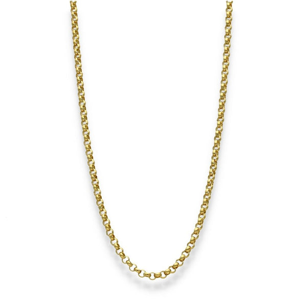 9ct Yellow Gold Belcher Chain - 24" - 14.4g