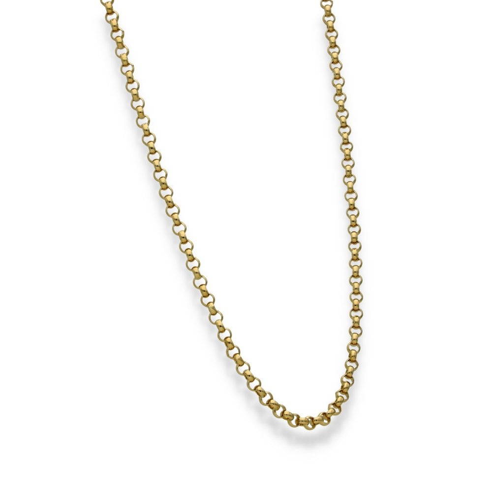 9ct Yellow Gold Belcher Chain - 24" - 14.4g