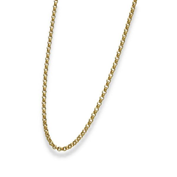 9ct Yellow Gold Belcher Chain - 24" - 14.4g