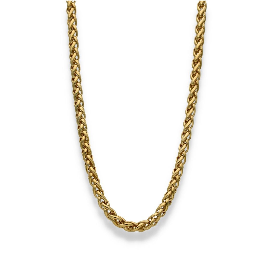 9ct Yellow Gold Fancy-Link Chain - 18" - 40.2g