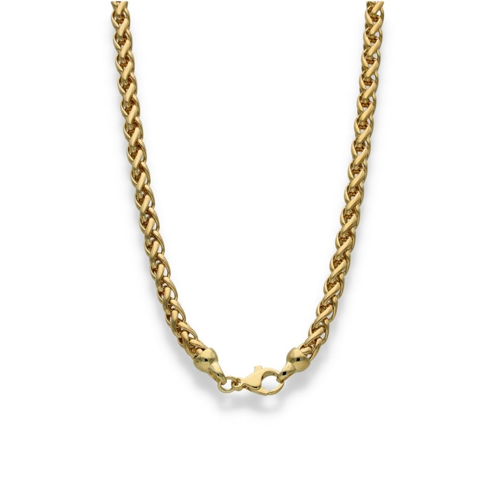 9ct Yellow Gold Fancy-Link Chain - 18" - 40.2g