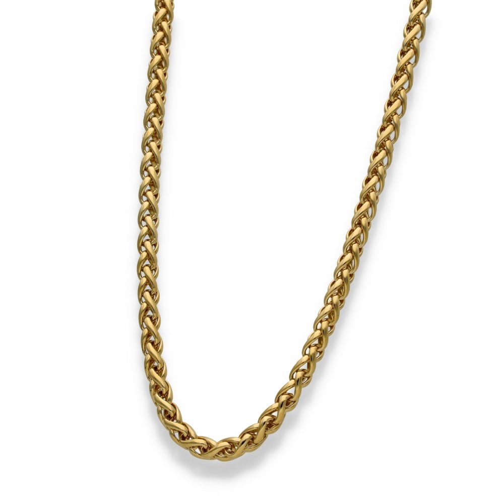 9ct Yellow Gold Fancy-Link Chain - 18" - 40.2g