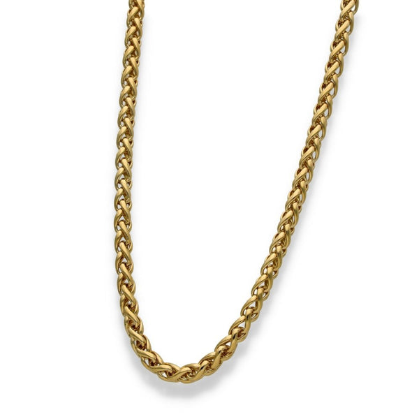 9ct Yellow Gold Fancy-Link Chain - 18" - 40.2g