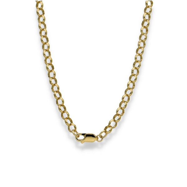9ct Yellow Gold Round Belcher Chain - 20" - 15.0g