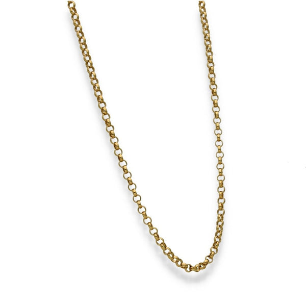 9ct Yellow Gold Belcher Chain - 28" - 15.6g