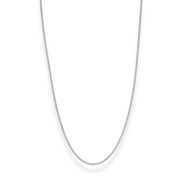 950 Platinum Fine Curb Chain - 18" - 4.1g