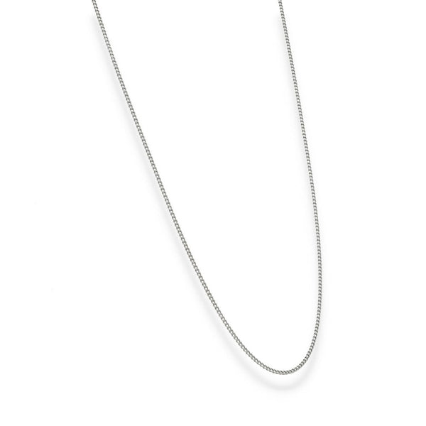 950 Platinum Fine Curb Chain - 18" - 4.1g