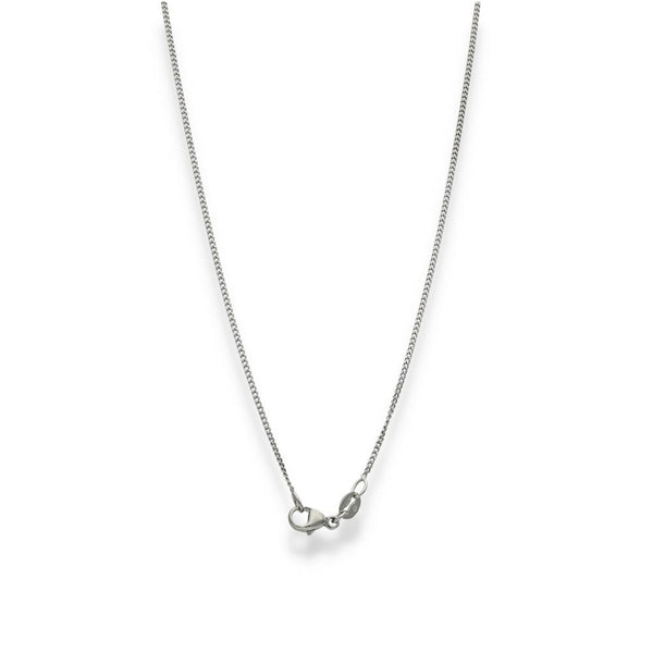 950 Platinum Fine Curb Chain - 18" - 4.1g
