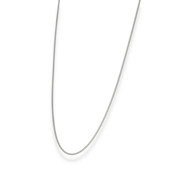 950 Platinum Fine Curb Chain - 18" - 4.1g