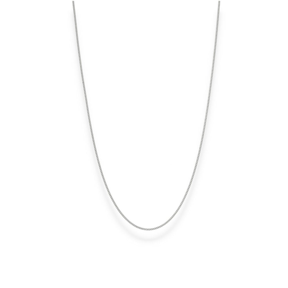 950 Platinum Fine Curb Chain - 18" - 2.2g