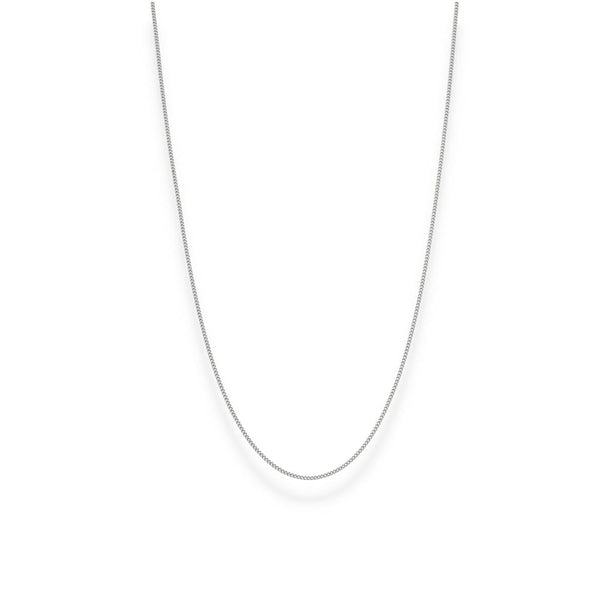 950 Platinum Fine Curb Chain - 18" - 2.2g