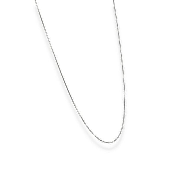 950 Platinum Fine Curb Chain - 18" - 2.2g