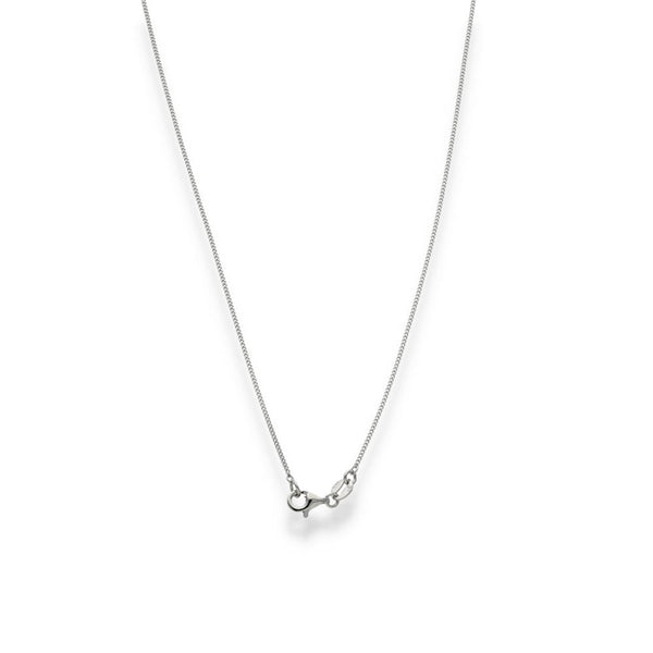 950 Platinum Fine Curb Chain - 18" - 2.2g