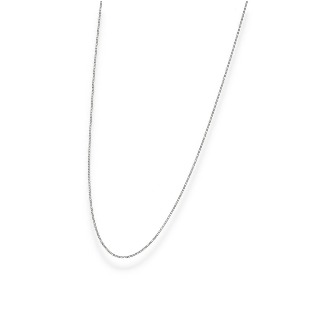 950 Platinum Fine Curb Chain - 18" - 2.2g