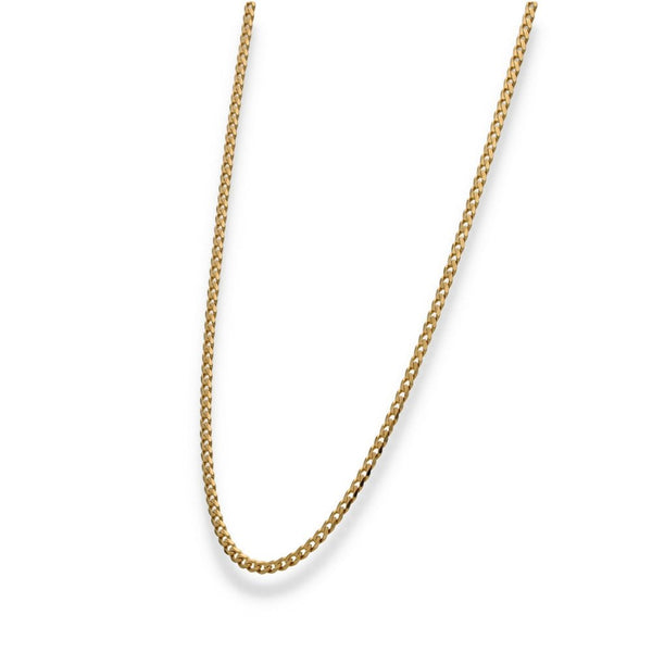 9ct Yellow Gold Fine Curb Chain - 24" - 9.1g