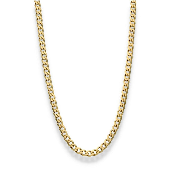 9ct Yellow Gold Curb Chain - 20" - 15.9g