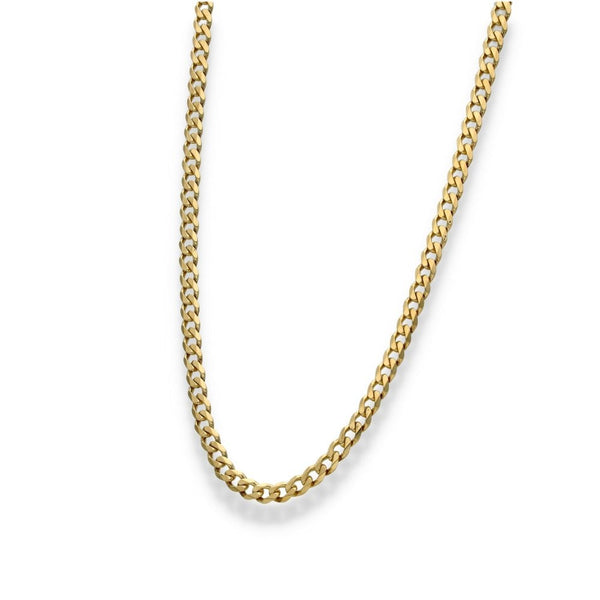 9ct Yellow Gold Curb Chain - 20" - 15.9g