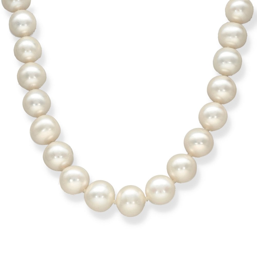 9ct Yellow Gold Pearl Necklace - 20" - 65.1g