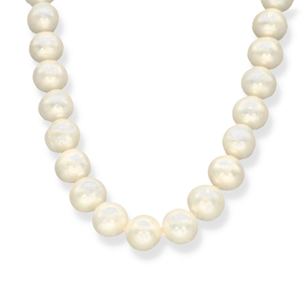 9ct Yellow Gold Pearl Necklace - 16" - 58.9g