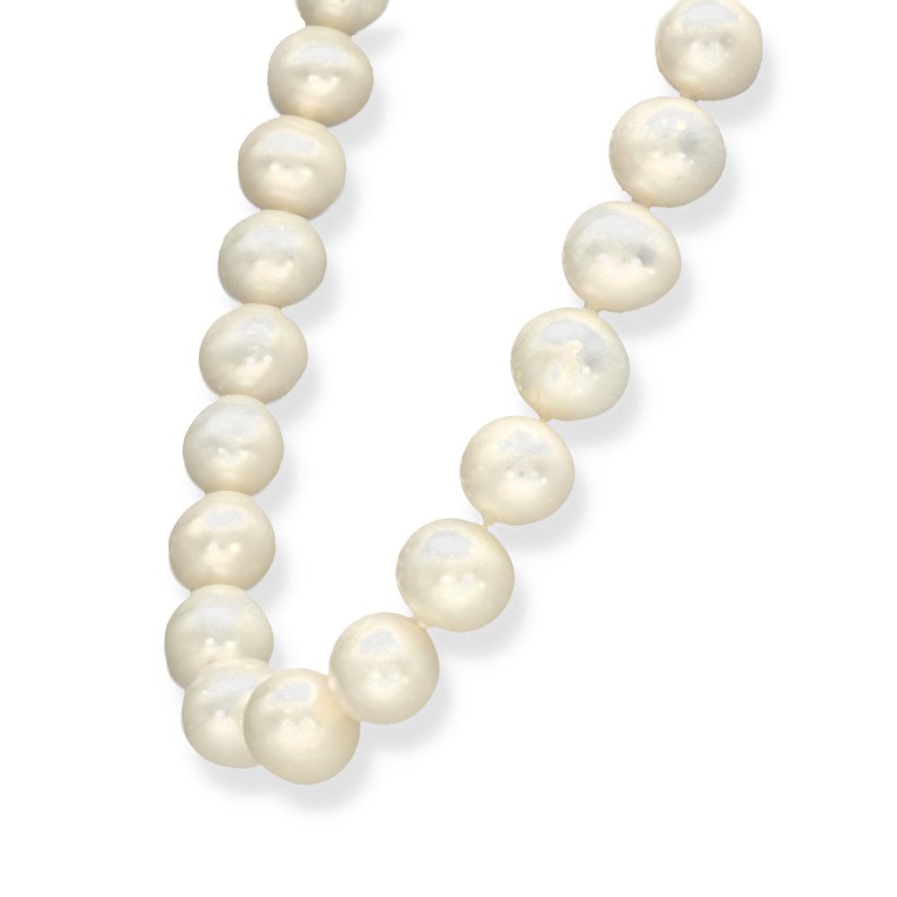 9ct Yellow Gold Pearl Necklace - 16" - 58.9g