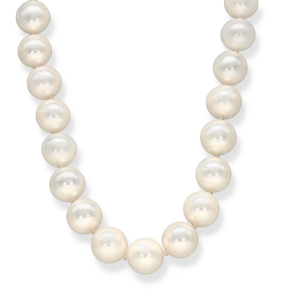 9ct Yellow Gold Pearl Necklace - 18" - 58.4g