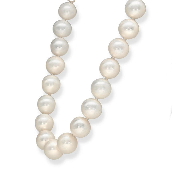 9ct Yellow Gold Pearl Necklace - 18" - 58.4g