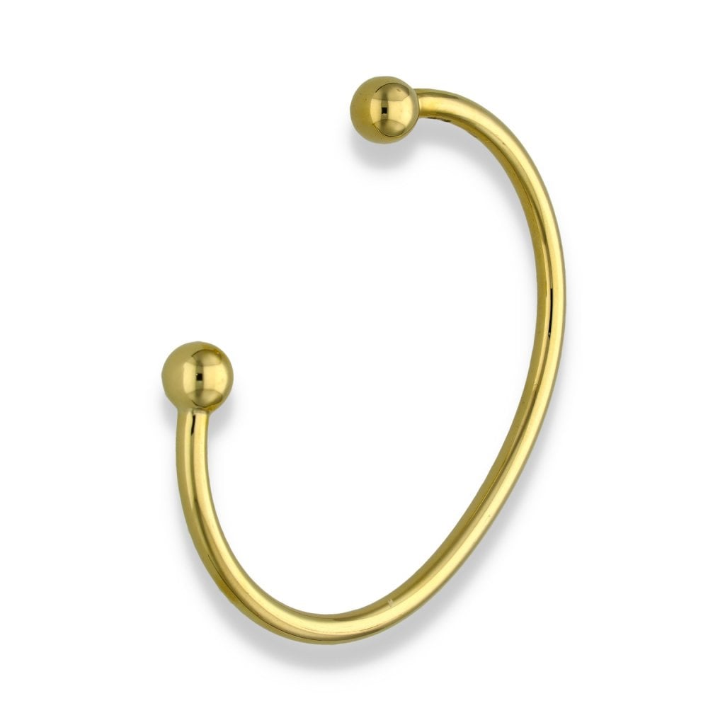 9ct Yellow Gold Torque Bangle - 17cm - 16.5g