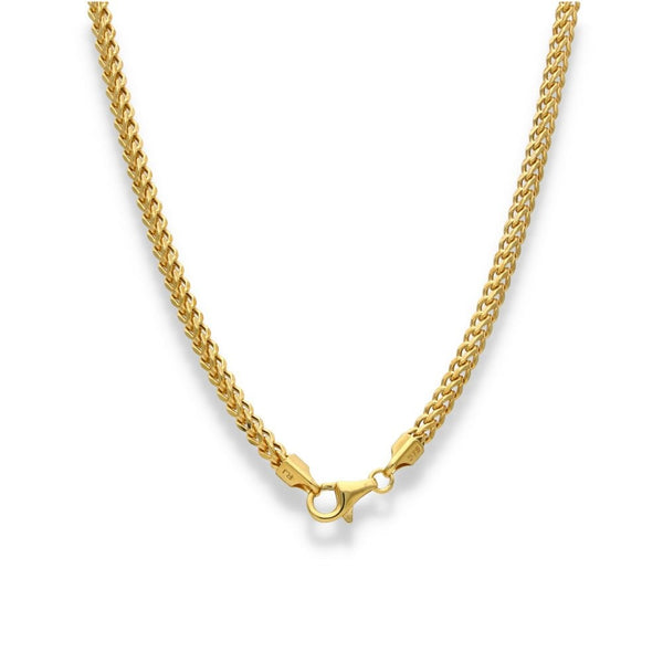 9ct Yellow Gold Foxtail Chain - 20" - 11.4g