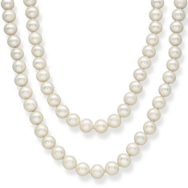 Pearl Necklace - 60" - 81.5g - 215 Freshwater Cultured Pearls